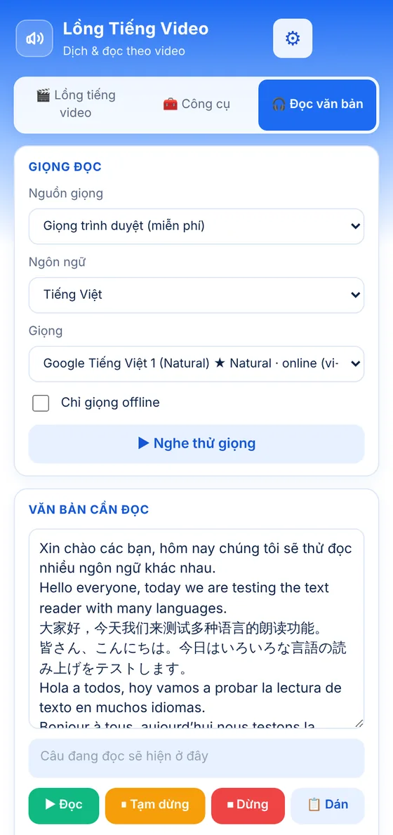 Đọc văn bản
